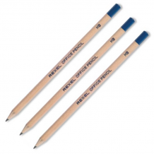 Rexel Office Pencil Natural Wood HB Pack Of 12 (loose) 34253